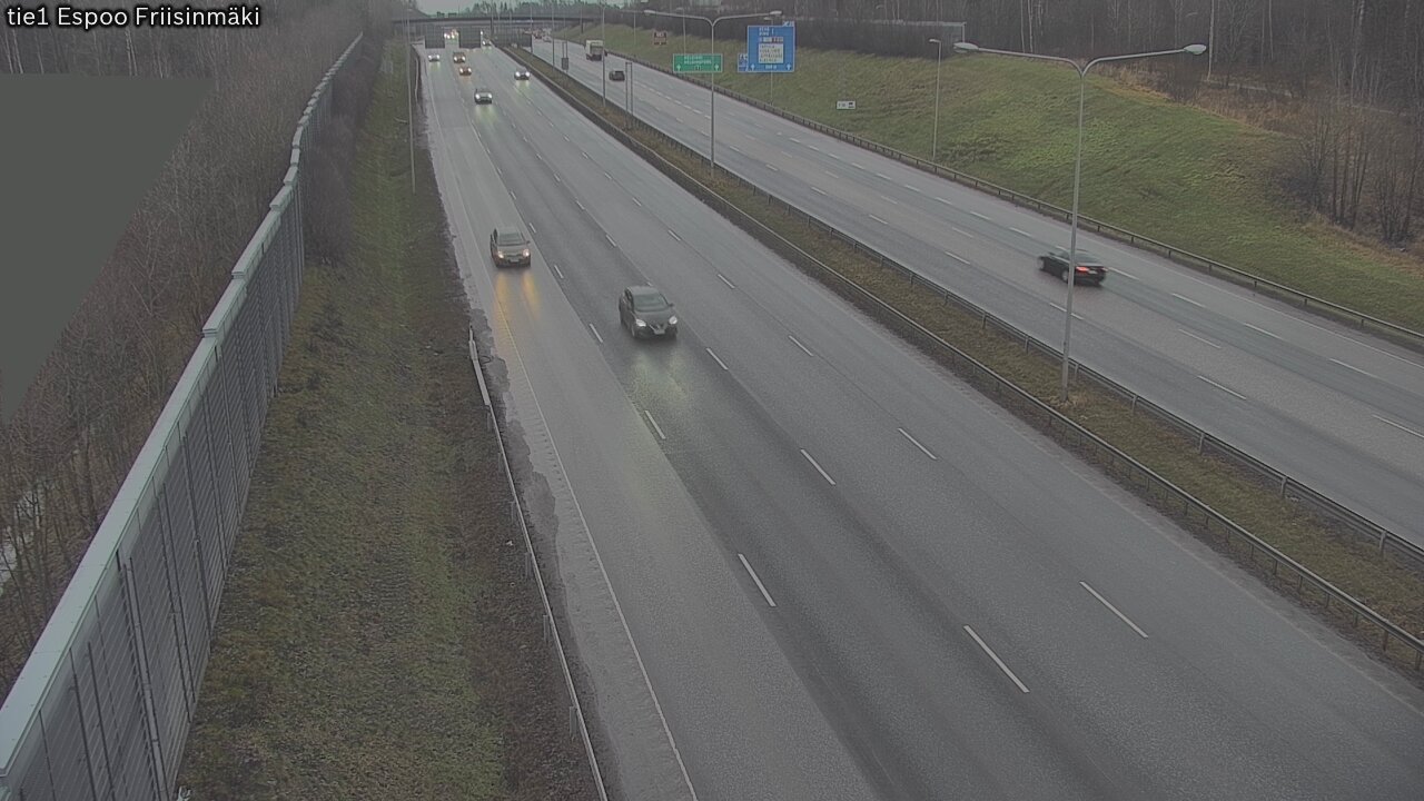 Weather Camera Image Väg 1 Esbo, Frisbacka, Espoo, Uusimaa