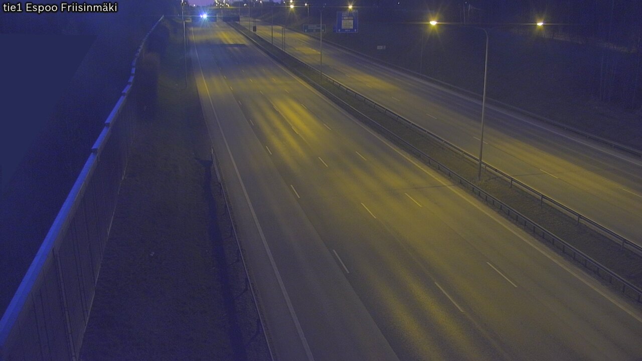 Weather Camera Image Väg 1 Esbo, Frisbacka, Espoo, Uusimaa