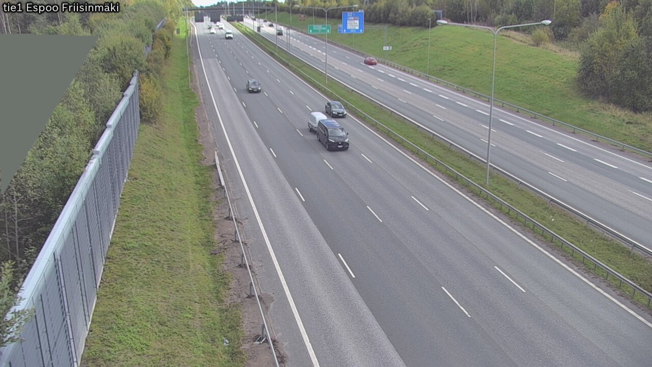 Weather Camera Image Road 1 Espoo, Friisinmäki, Espoo, Uusimaa