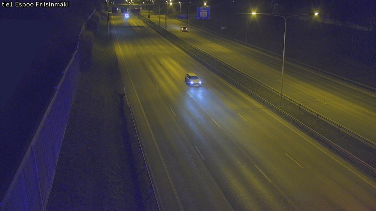 Weather Camera Image Väg 1 Esbo, Frisbacka, Espoo, Uusimaa