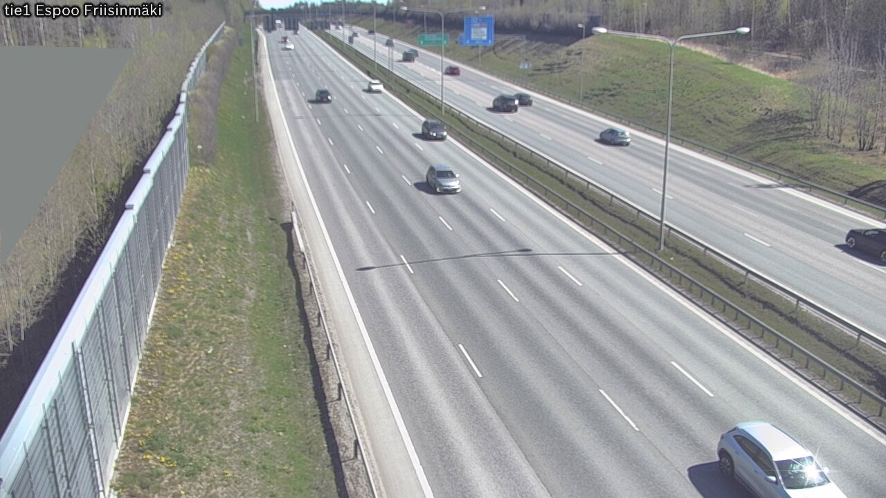 Weather Camera Image Road 1 Espoo, Friisinmäki, Espoo, Uusimaa