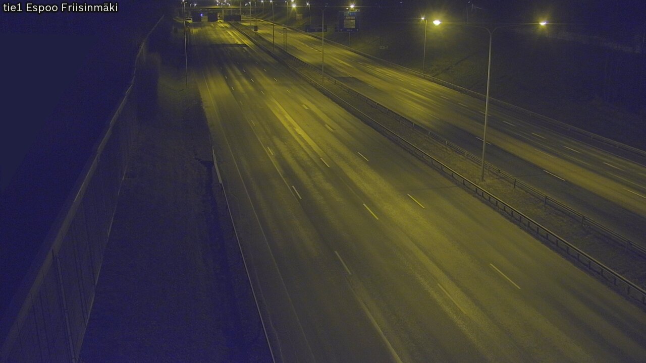 Weather Camera Image Road 1 Espoo, Friisinmäki, Espoo, Uusimaa