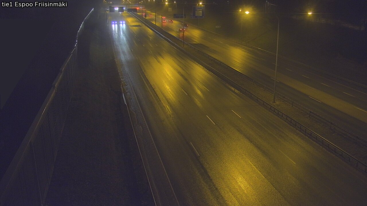 Weather Camera Image Road 1 Espoo, Friisinmäki, Espoo, Uusimaa