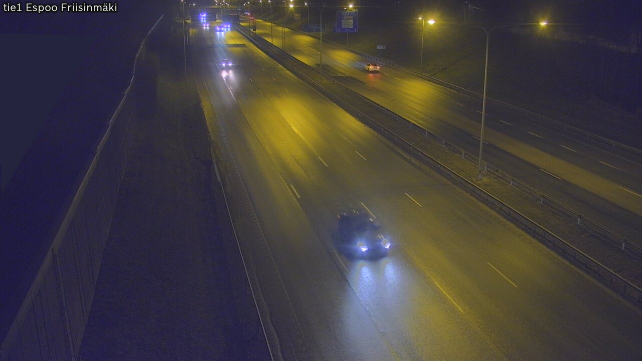 Weather Camera Image Road 1 Espoo, Friisinmäki, Espoo, Uusimaa