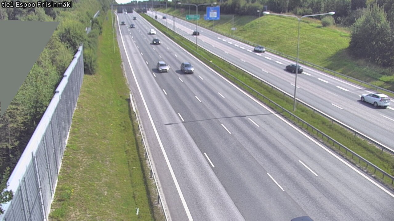 Weather Camera Image Road 1 Espoo, Friisinmäki, Espoo, Uusimaa