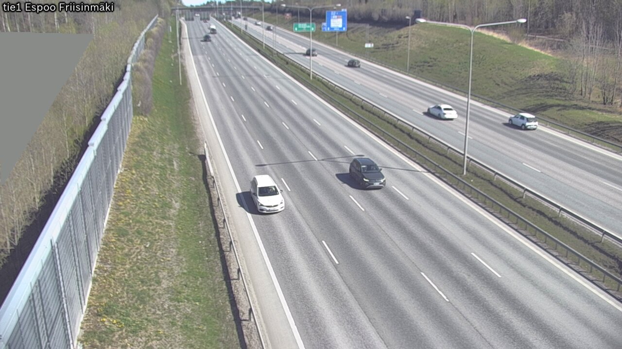Weather Camera Image Road 1 Espoo, Friisinmäki, Espoo, Uusimaa