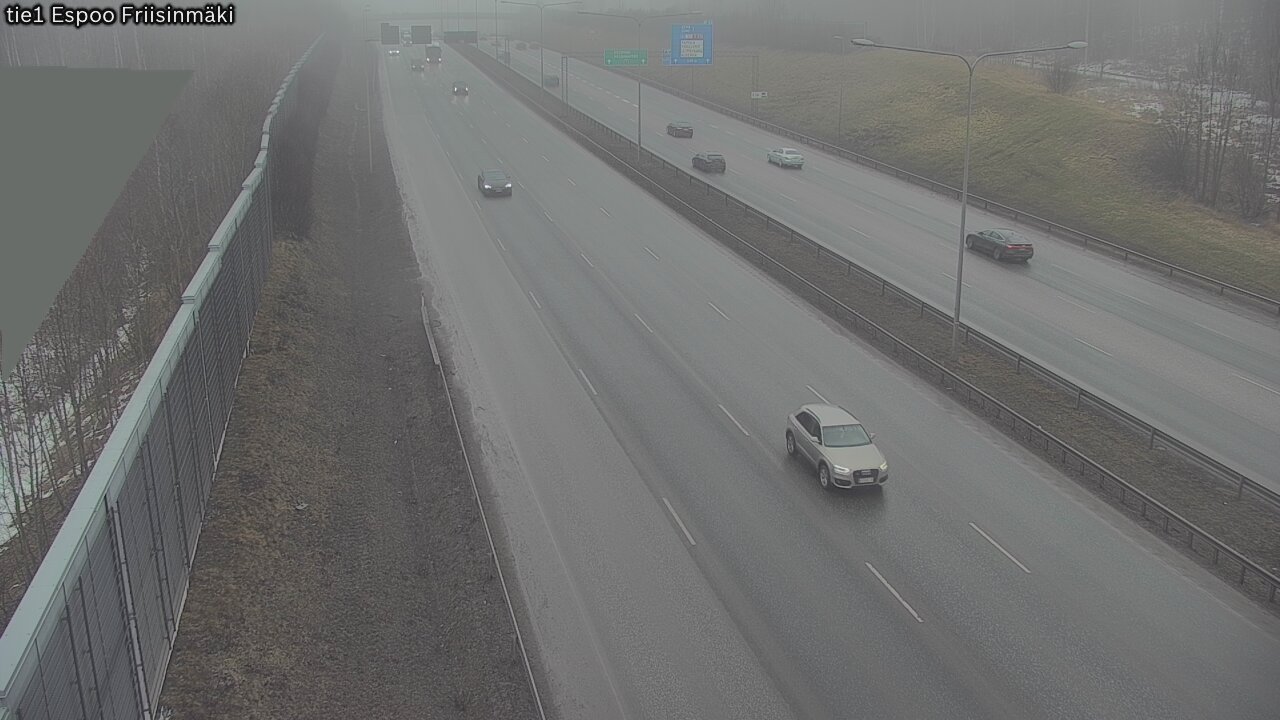 Weather Camera Image Road 1 Espoo, Friisinmäki, Espoo, Uusimaa