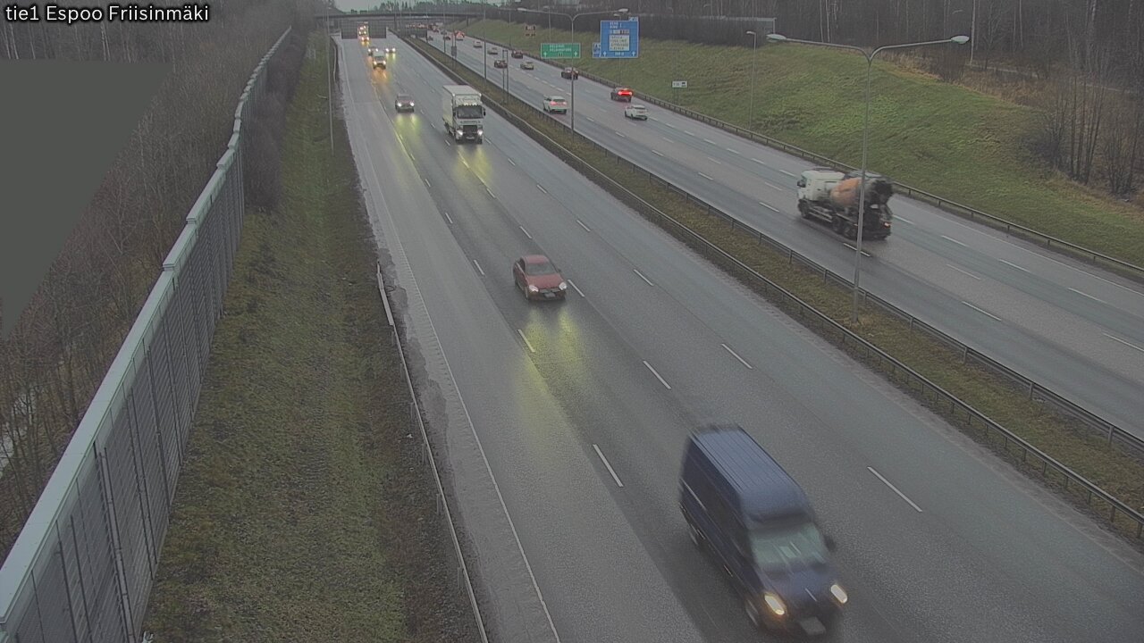 Weather Camera Image Väg 1 Esbo, Frisbacka, Espoo, Uusimaa