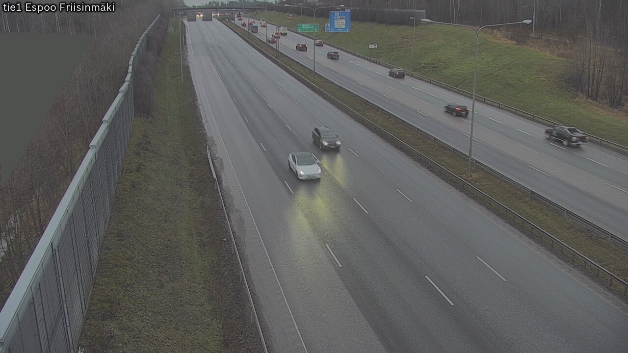 Weather Camera Image Väg 1 Esbo, Frisbacka, Espoo, Uusimaa