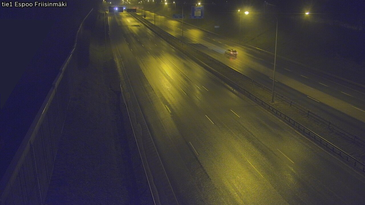 Weather Camera Image Väg 1 Esbo, Frisbacka, Espoo, Uusimaa