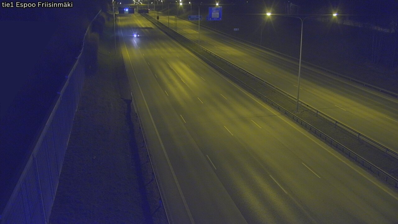 Weather Camera Image Väg 1 Esbo, Frisbacka, Espoo, Uusimaa