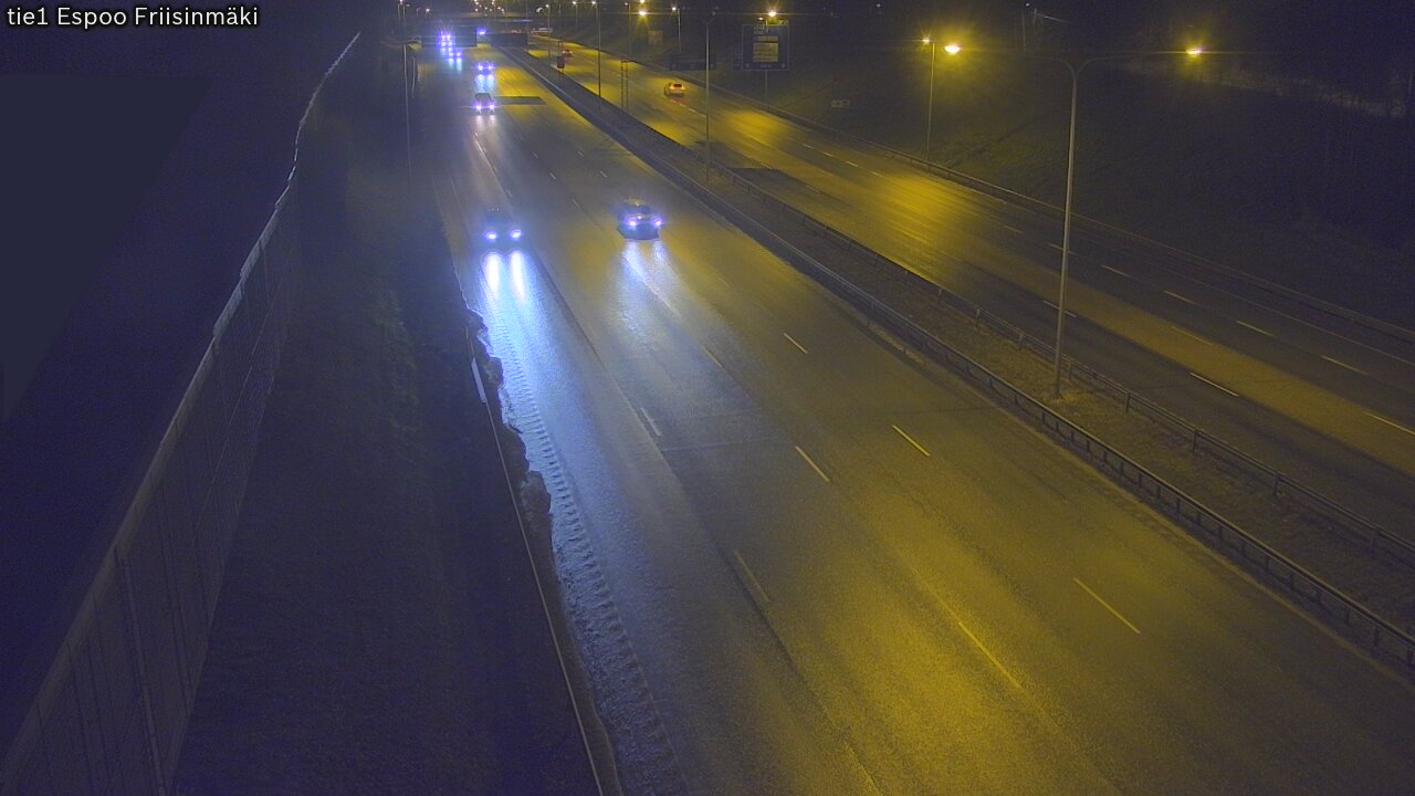 Weather Camera Image Road 1 Espoo, Friisinmäki, Espoo, Uusimaa