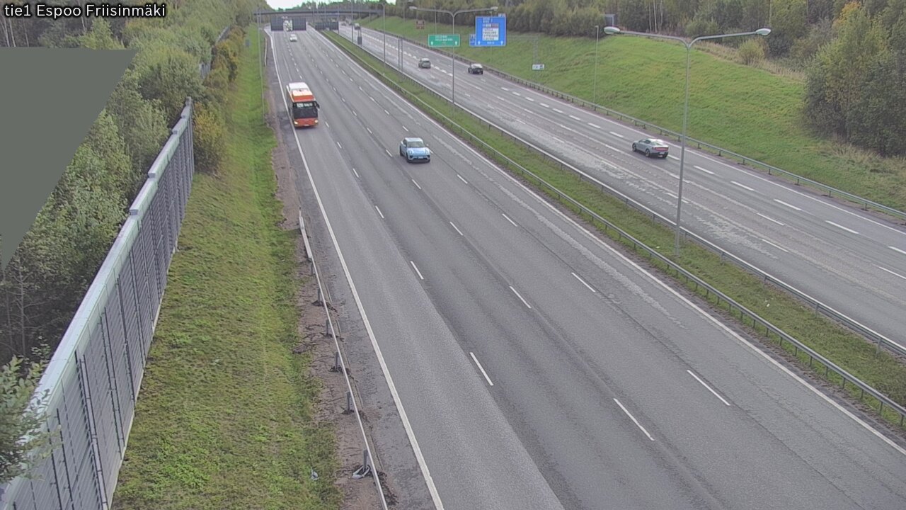 Weather Camera Image Road 1 Espoo, Friisinmäki, Espoo, Uusimaa