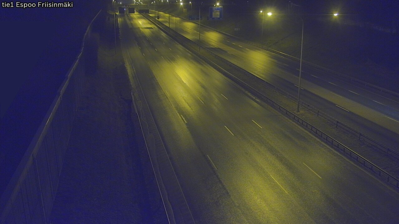 Weather Camera Image Väg 1 Esbo, Frisbacka, Espoo, Uusimaa