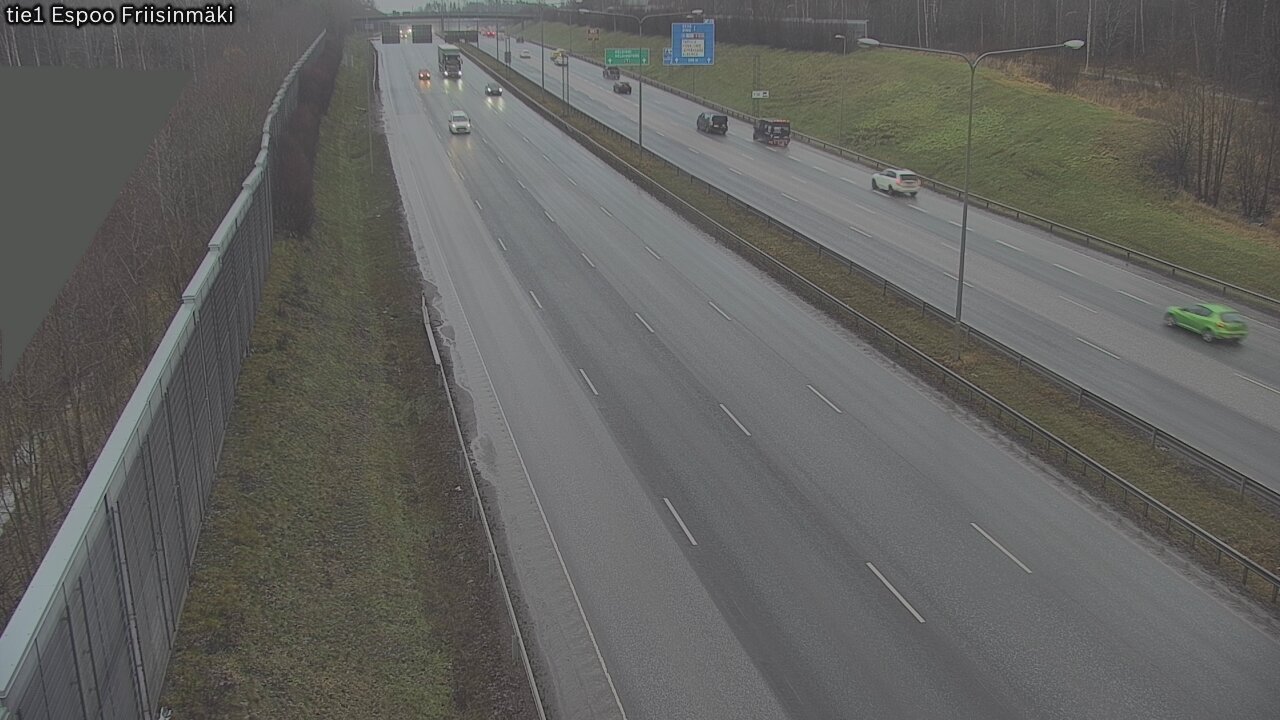 Weather Camera Image Väg 1 Esbo, Frisbacka, Espoo, Uusimaa