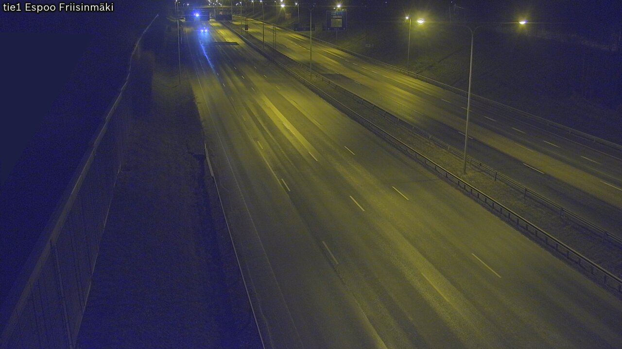 Weather Camera Image Road 1 Espoo, Friisinmäki, Espoo, Uusimaa