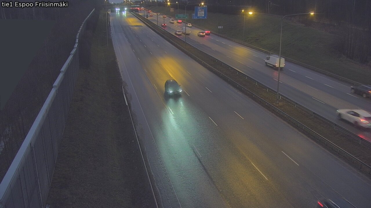 Weather Camera Image Väg 1 Esbo, Frisbacka, Espoo, Uusimaa