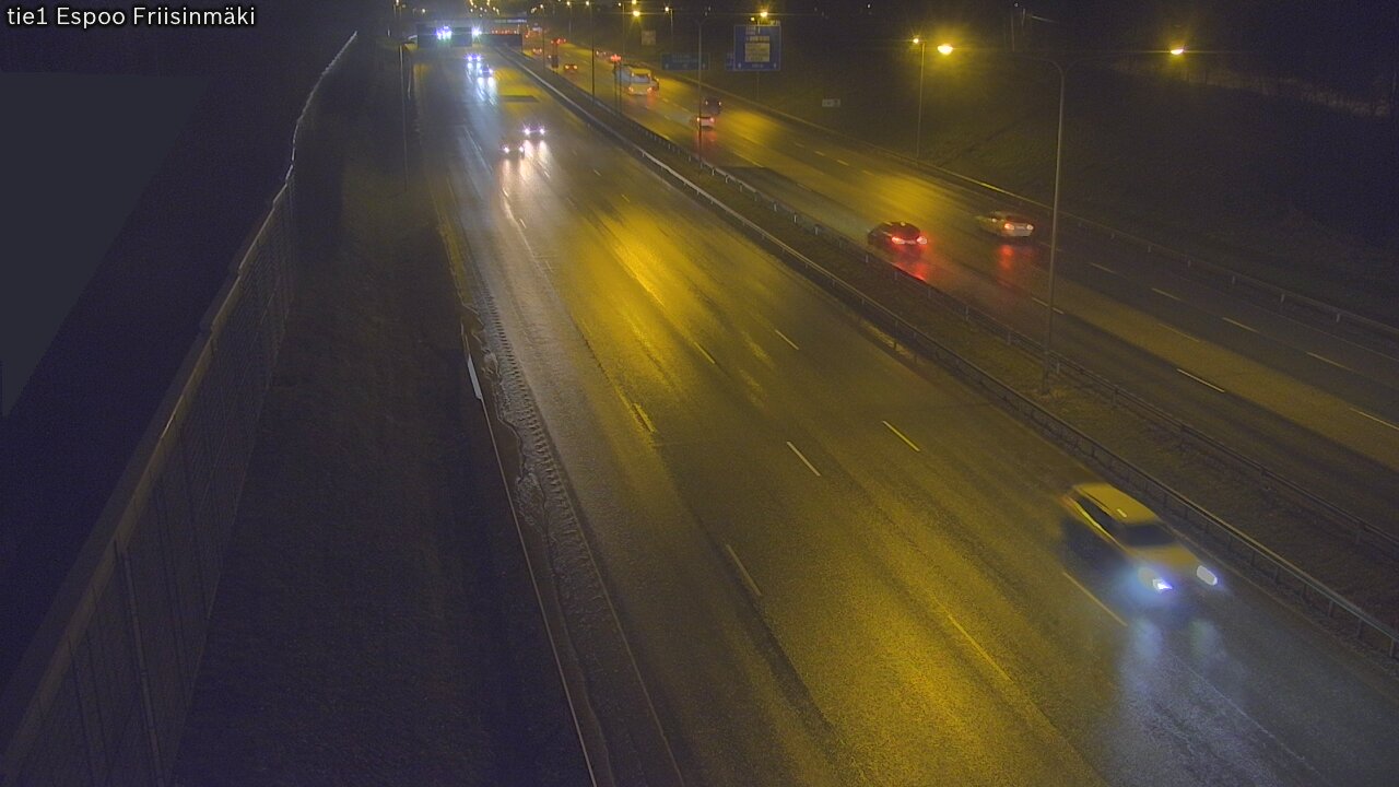 Weather Camera Image Väg 1 Esbo, Frisbacka, Espoo, Uusimaa