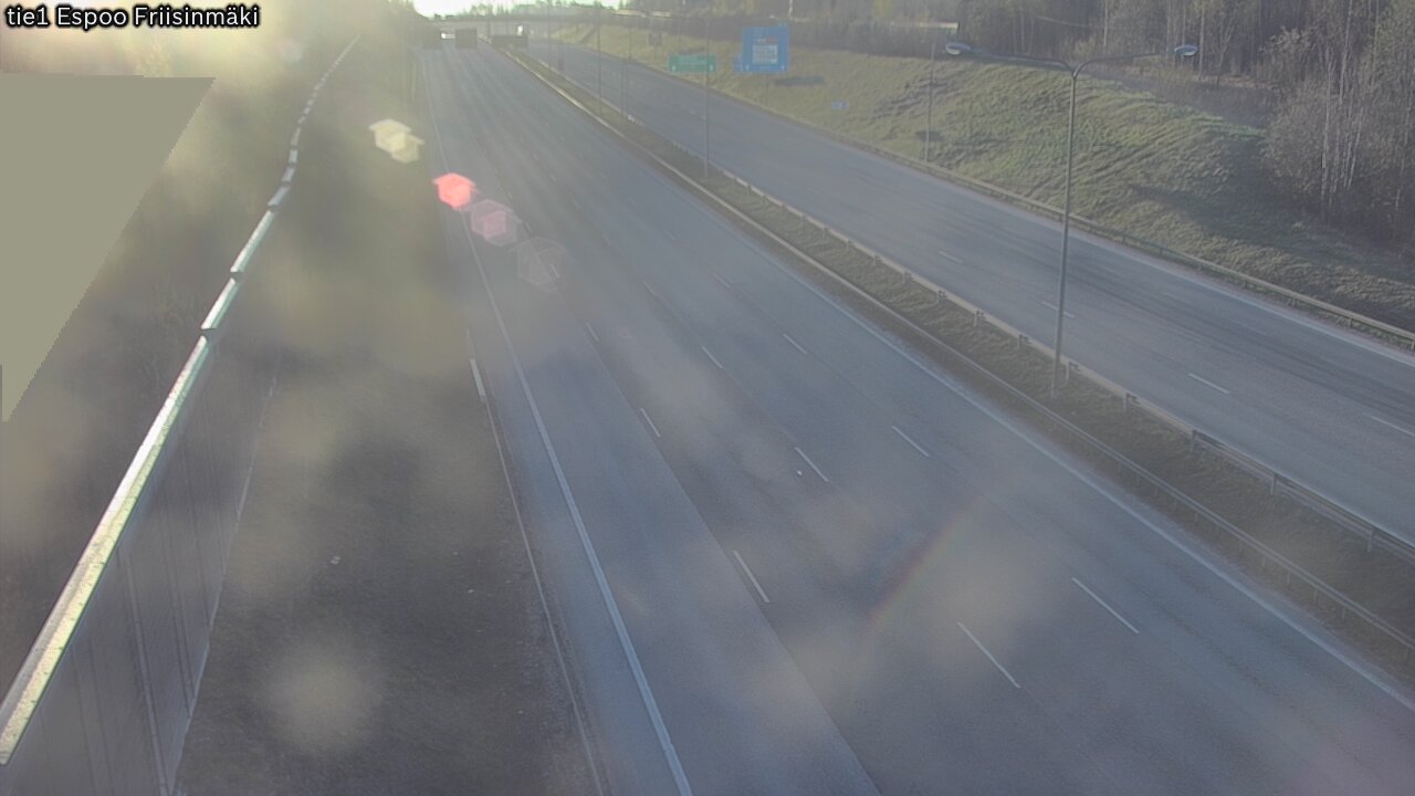 Weather Camera Image Väg 1 Esbo, Frisbacka, Espoo, Uusimaa
