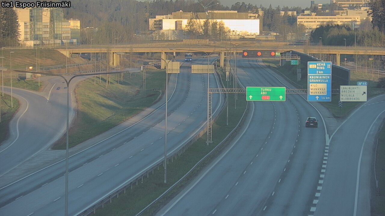 Weather Camera Image Väg 1 Esbo, Frisbacka, Espoo, Uusimaa