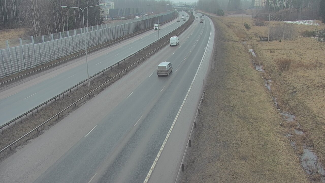 Weather Camera Image Road 1 Espoo, Sepänkylä, Espoo, Uusimaa
