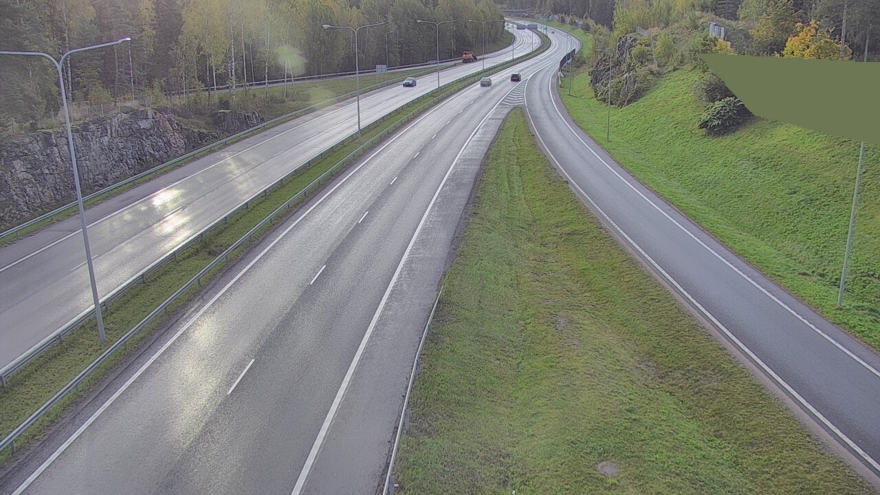 Weather Camera Image Road 1 Espoo, Tuomarila, Espoo, Uusimaa