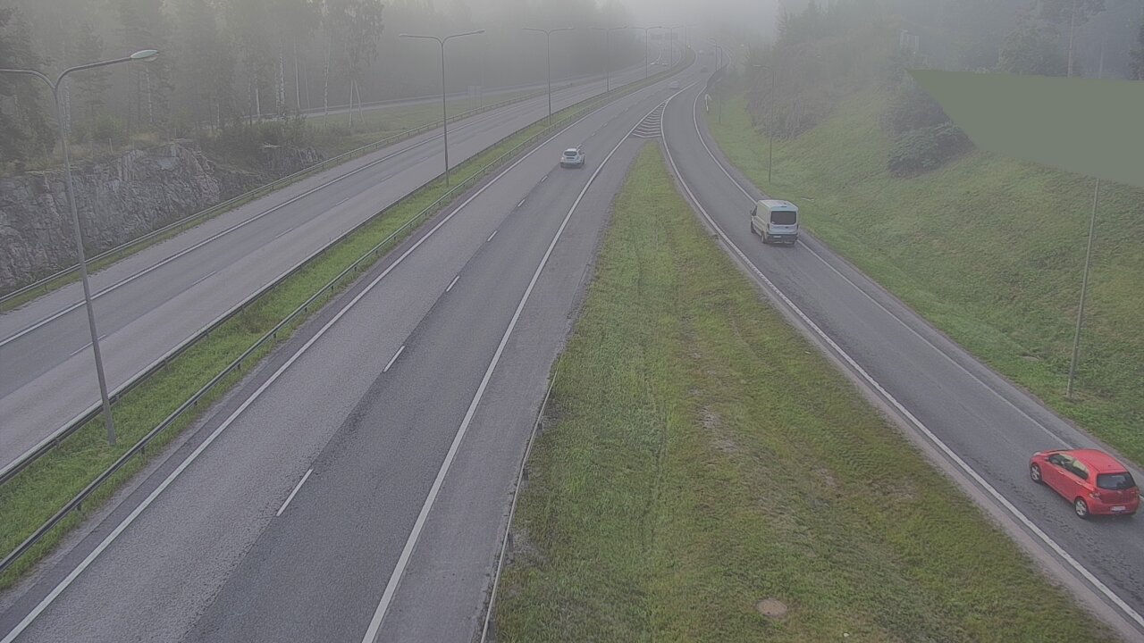 Weather Camera Image Road 1 Espoo, Tuomarila, Espoo, Uusimaa