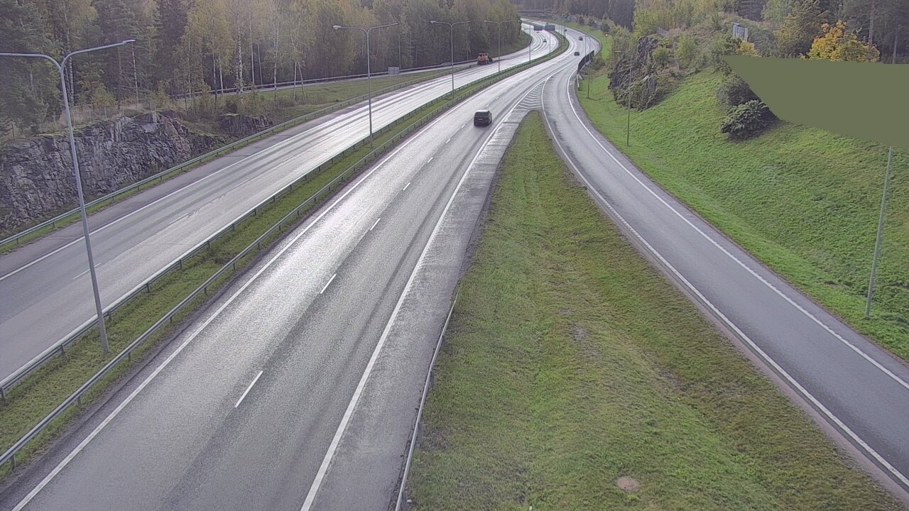 Weather Camera Image Road 1 Espoo, Tuomarila, Espoo, Uusimaa