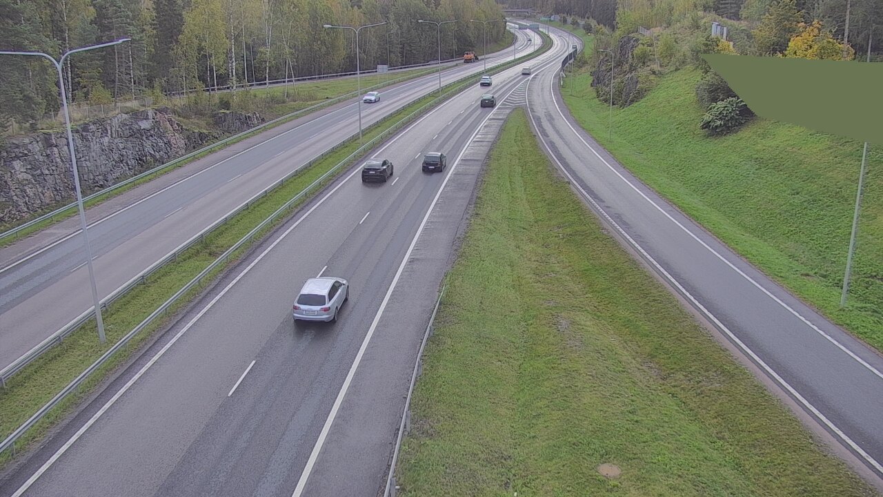 Weather Camera Image Road 1 Espoo, Tuomarila, Espoo, Uusimaa