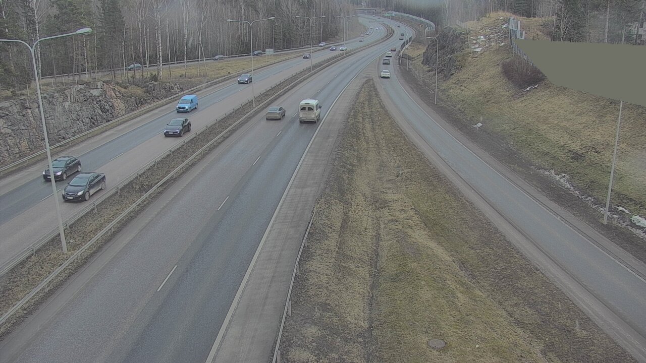 Weather Camera Image Road 1 Espoo, Tuomarila, Espoo, Uusimaa