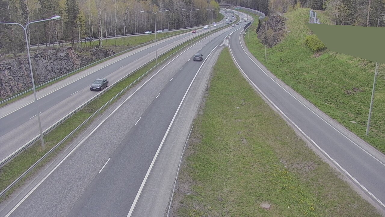 Weather Camera Image Road 1 Espoo, Tuomarila, Espoo, Uusimaa