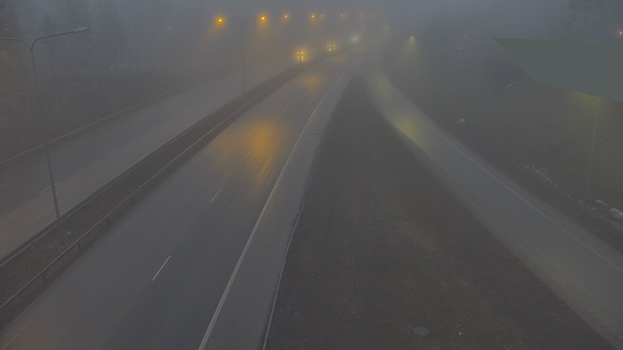 Weather Camera Image Road 1 Espoo, Tuomarila, Espoo, Uusimaa