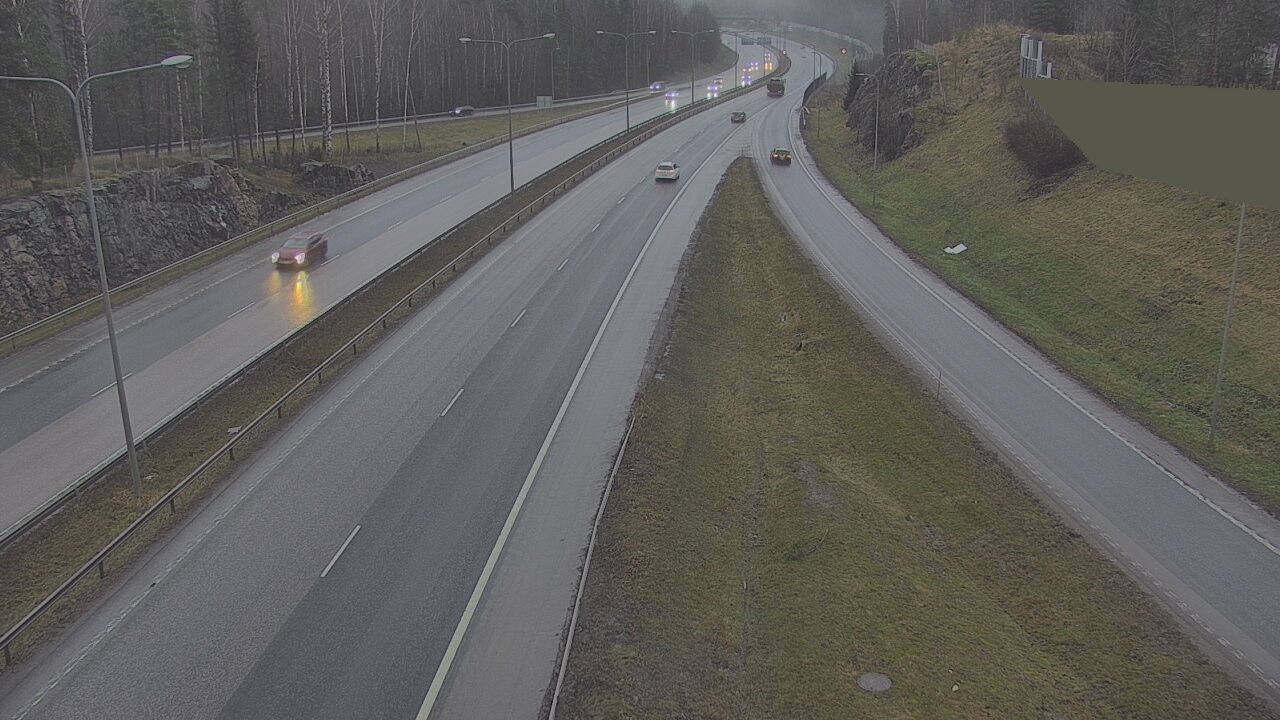 Weather Camera Image Väg 1 Esbo, Domsby, Espoo, Uusimaa