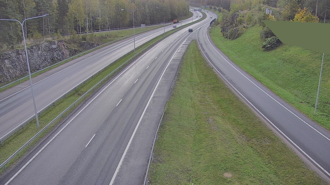 Weather Camera Image Road 1 Espoo, Tuomarila, Espoo, Uusimaa