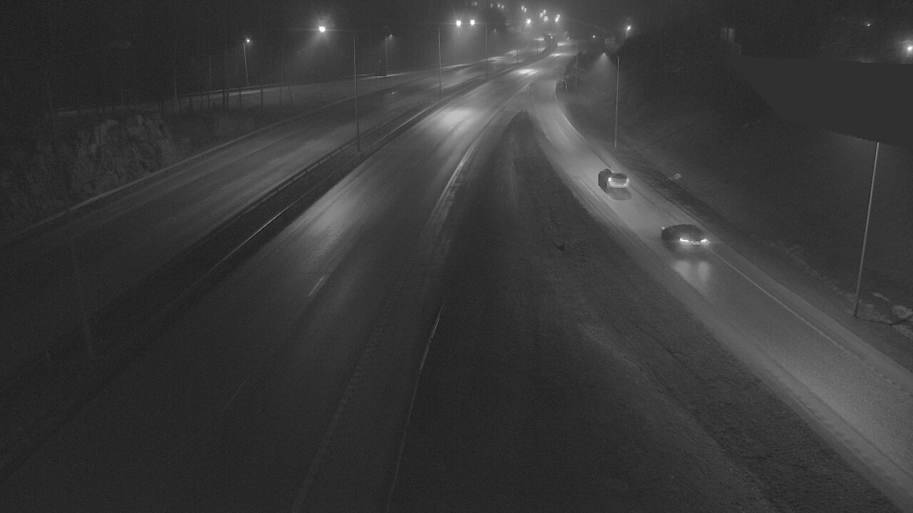 Weather Camera Image Road 1 Espoo, Tuomarila, Espoo, Uusimaa
