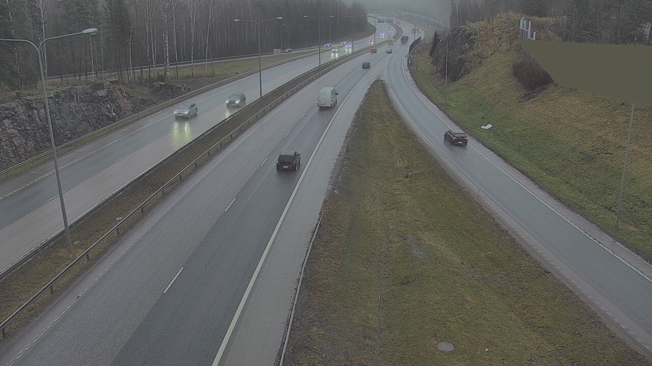 Weather Camera Image Väg 1 Esbo, Domsby, Espoo, Uusimaa