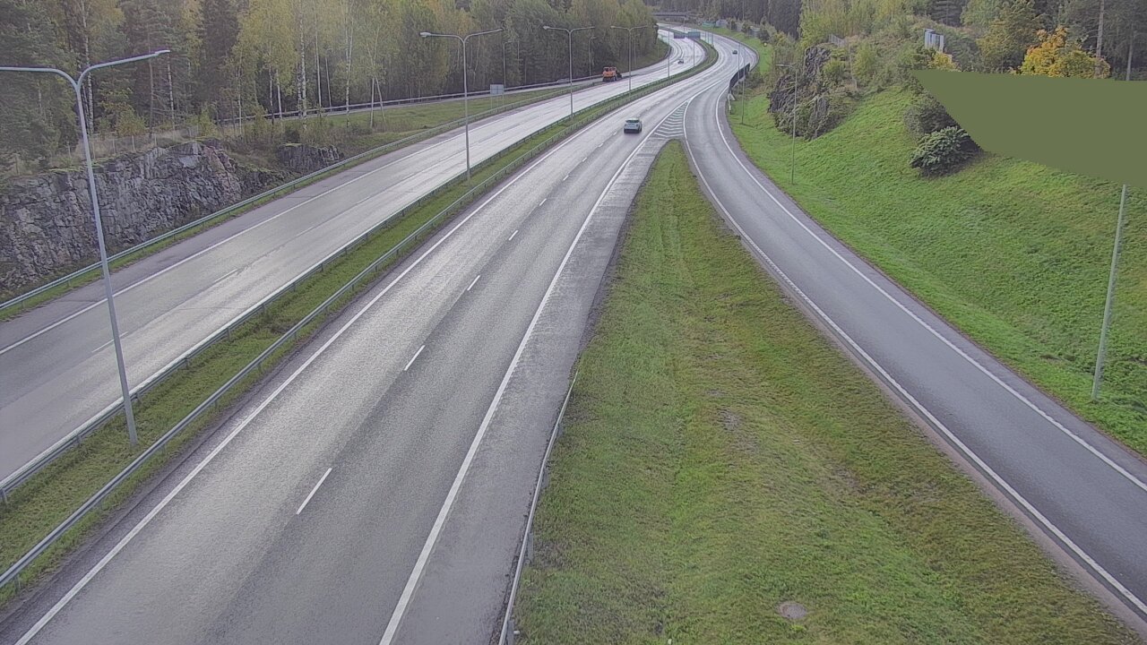 Weather Camera Image Road 1 Espoo, Tuomarila, Espoo, Uusimaa