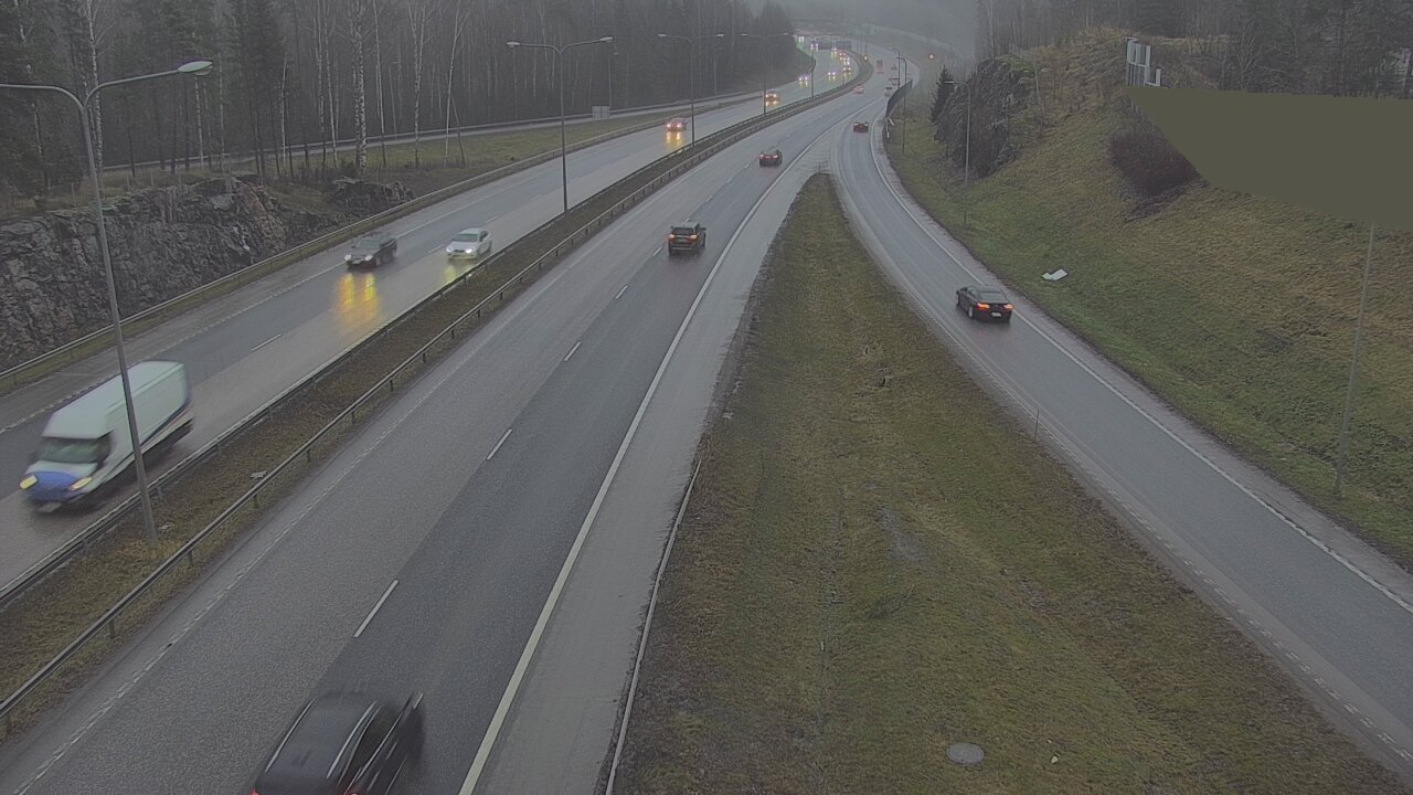 Weather Camera Image Väg 1 Esbo, Domsby, Espoo, Uusimaa