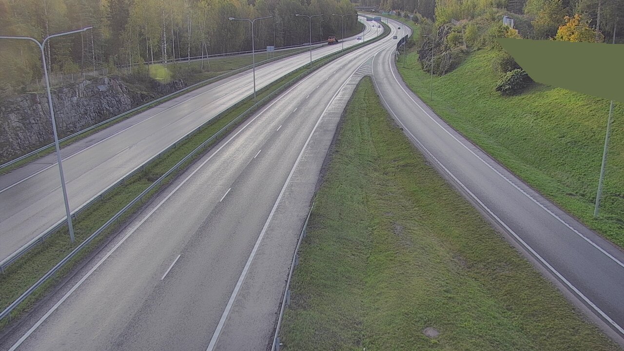 Weather Camera Image Road 1 Espoo, Tuomarila, Espoo, Uusimaa