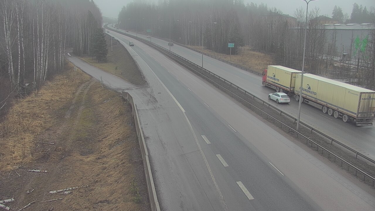 Weather Camera Image Road 1 Espoo, Kirkkojärvi, Espoo, Uusimaa