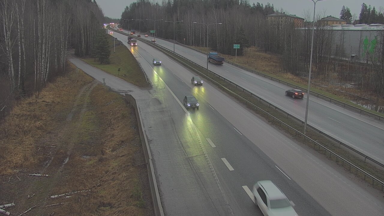 Weather Camera Image Väg 1 Esbo, Kyrkträsk, Espoo, Uusimaa