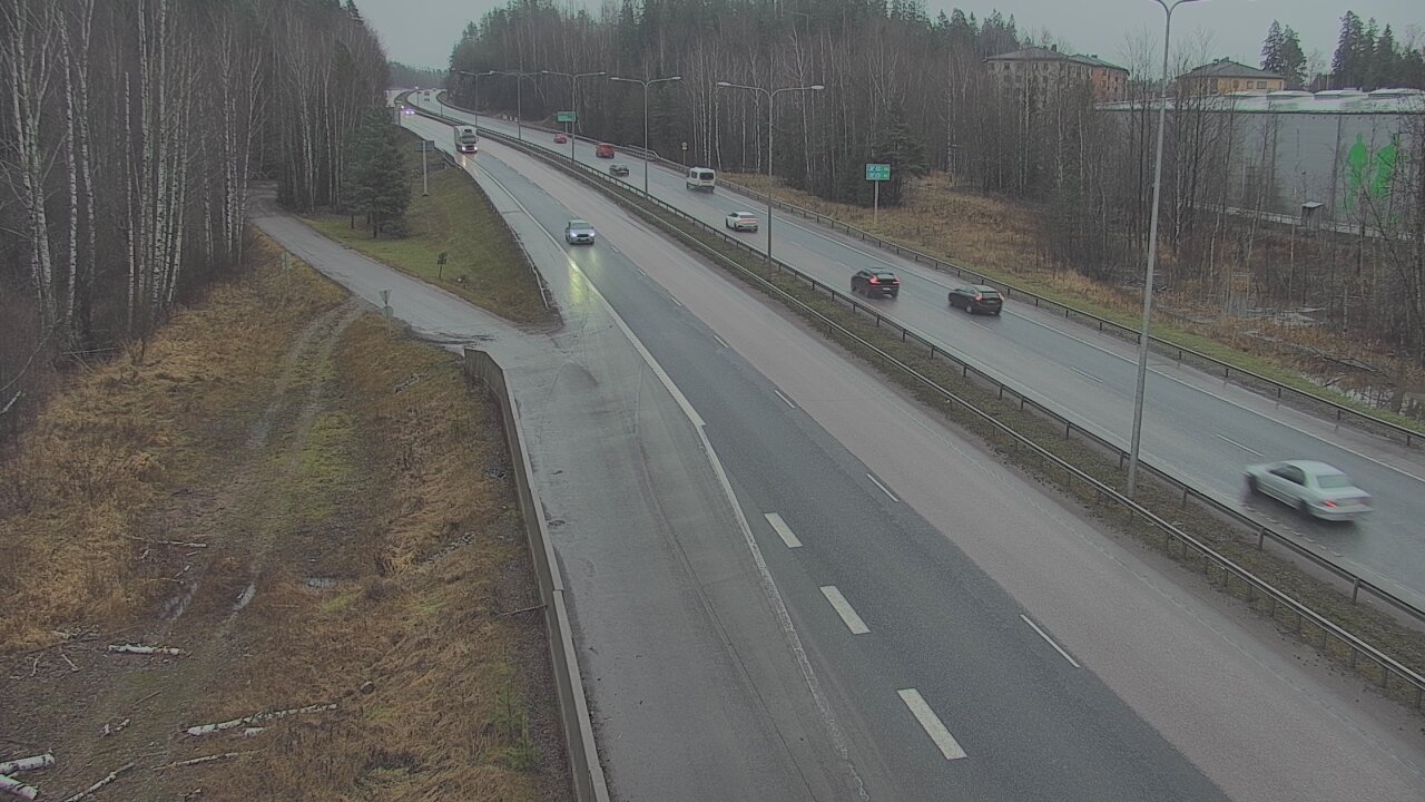 Weather Camera Image Väg 1 Esbo, Kyrkträsk, Espoo, Uusimaa
