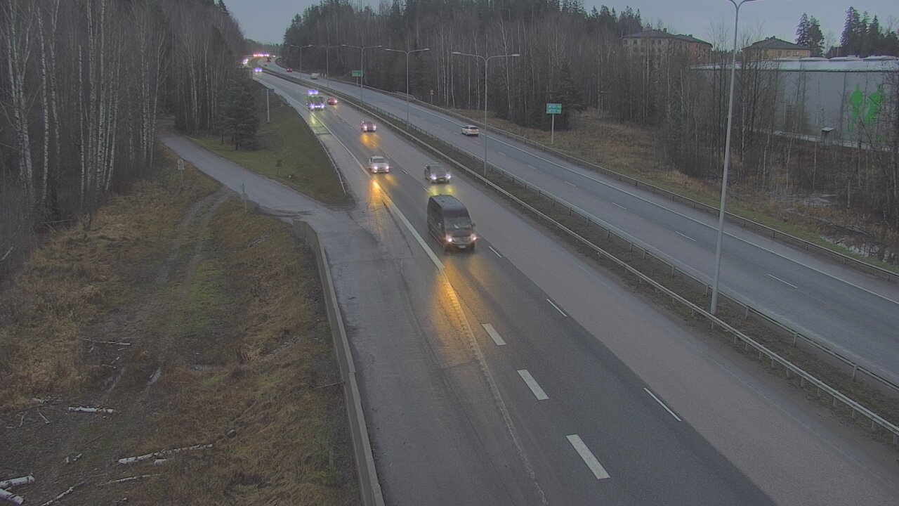 Weather Camera Image Väg 1 Esbo, Kyrkträsk, Espoo, Uusimaa