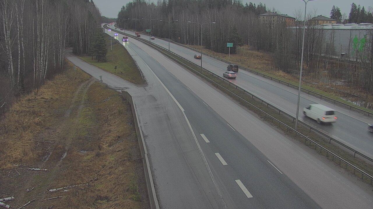 Weather Camera Image Väg 1 Esbo, Kyrkträsk, Espoo, Uusimaa
