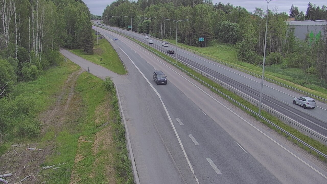 Weather Camera Image Väg 1 Esbo, Kyrkträsk, Espoo, Uusimaa