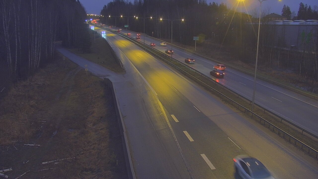 Weather Camera Image Väg 1 Esbo, Kyrkträsk, Espoo, Uusimaa