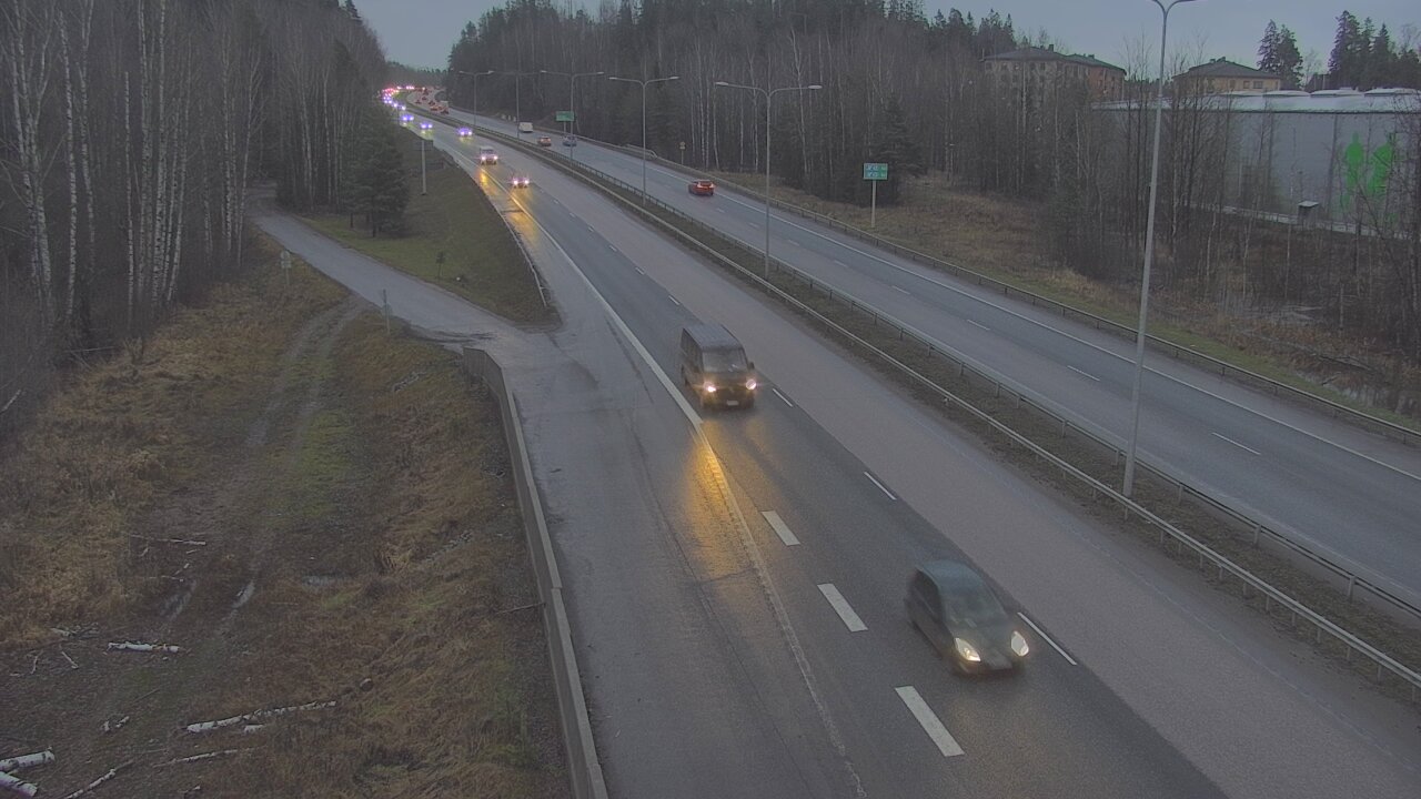 Weather Camera Image Väg 1 Esbo, Kyrkträsk, Espoo, Uusimaa