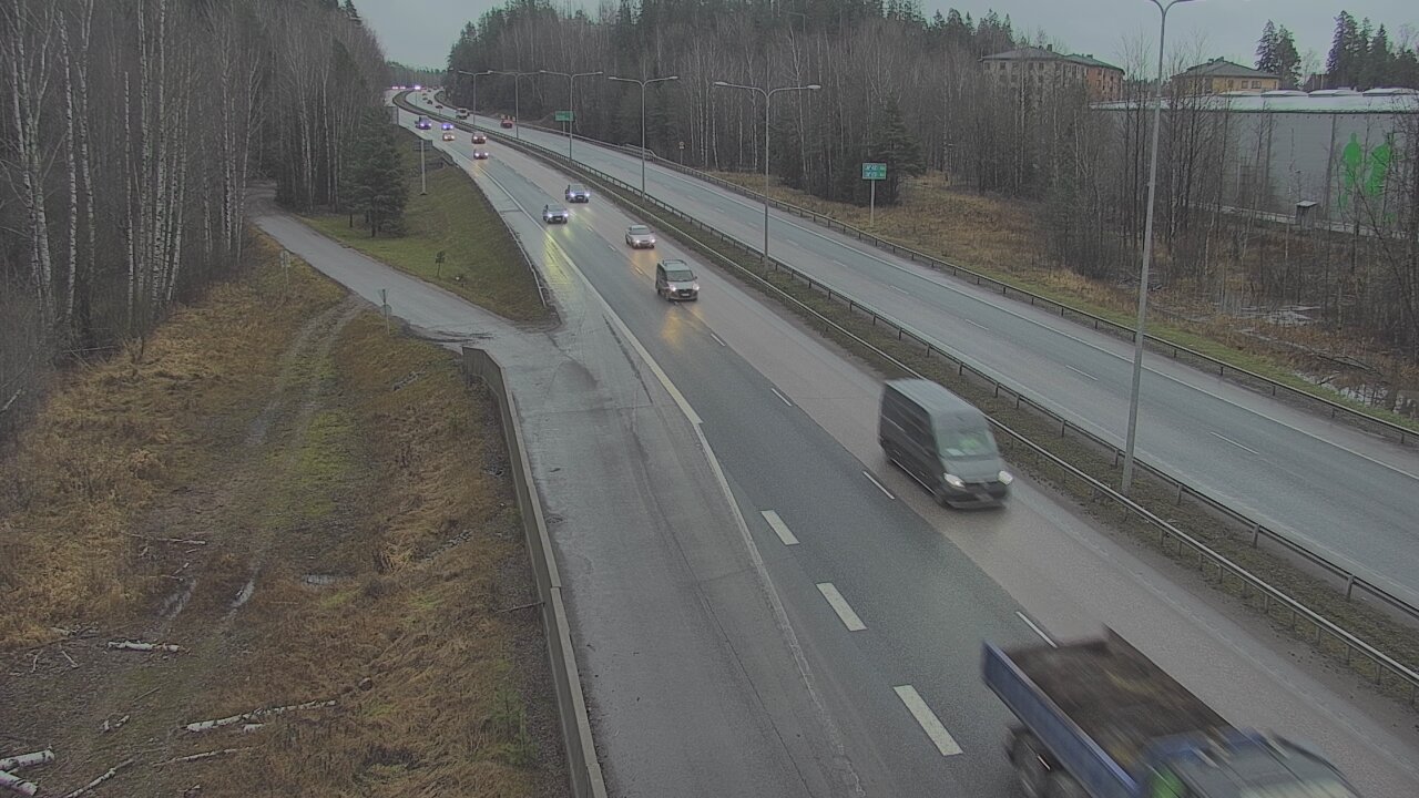 Weather Camera Image Väg 1 Esbo, Kyrkträsk, Espoo, Uusimaa