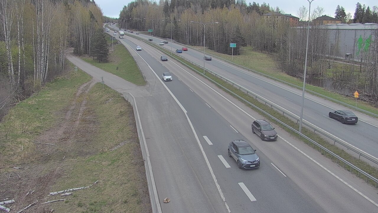 Weather Camera Image Road 1 Espoo, Kirkkojärvi, Espoo, Uusimaa
