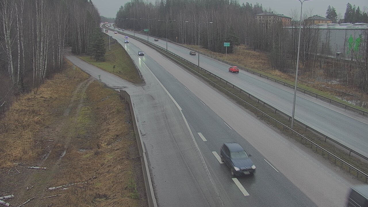 Weather Camera Image Väg 1 Esbo, Kyrkträsk, Espoo, Uusimaa
